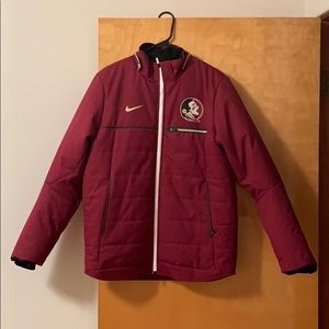 Mens Nike Florida State puffer jacket
